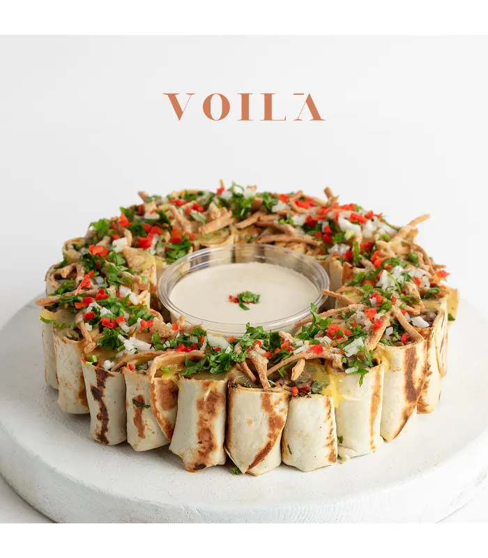 Chicken Shawarma Roll Plate
