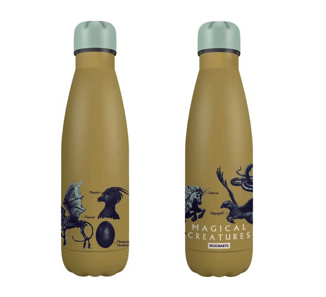 Harry Potter Metal Water Bottle - Magical Creatures