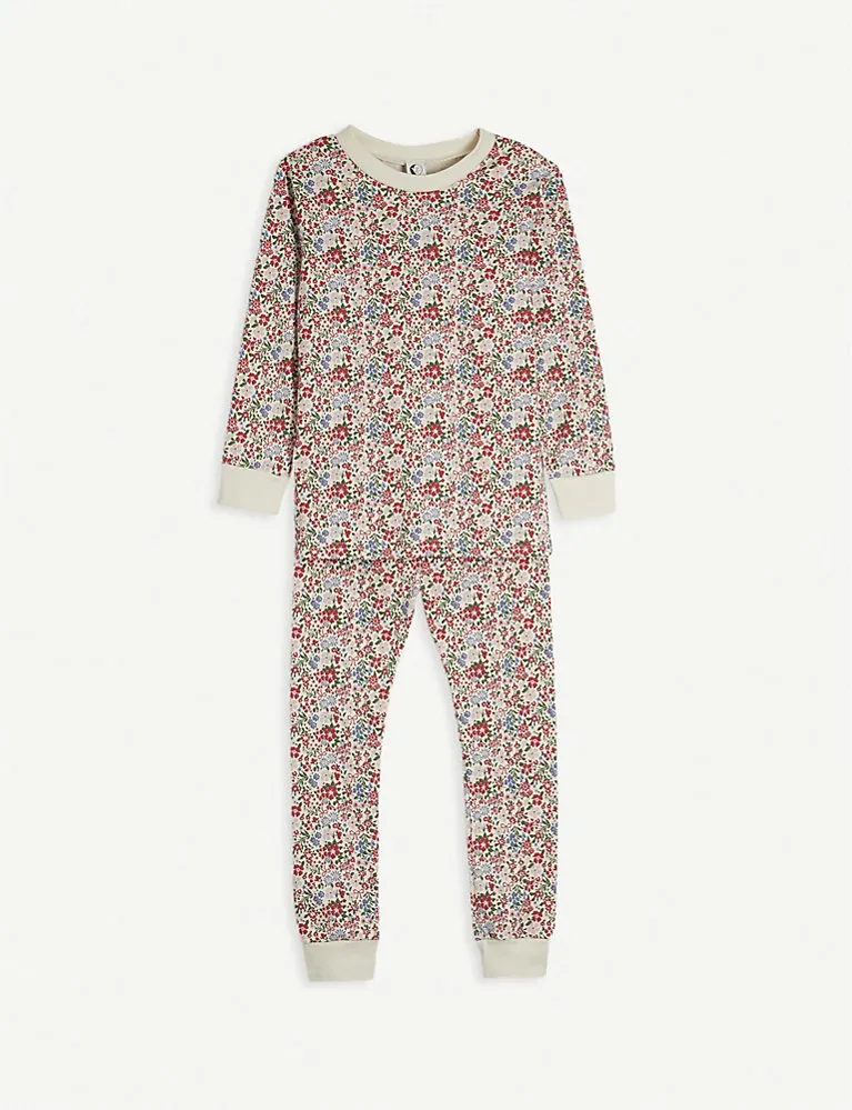Sleepy Doe Winter Floral Cotton Pyjama Set