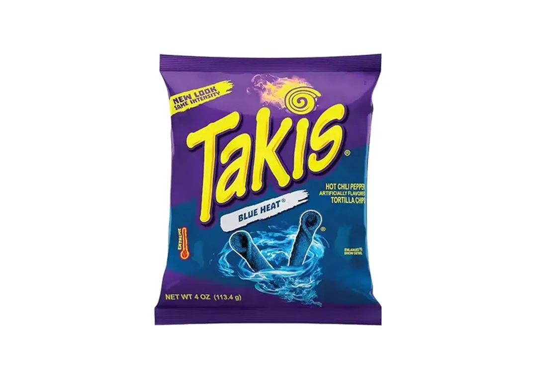 Takis Blue Heat Hot Chili Pepper Tortilla Chips 113.4g