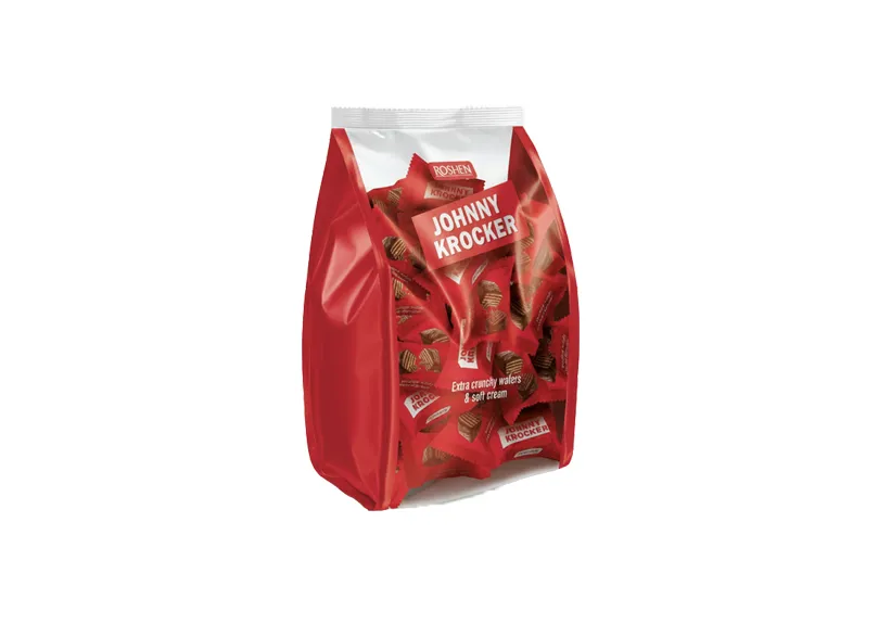 Roshen Johnny Krocker Wafer with Chocolate (36 Pieces)