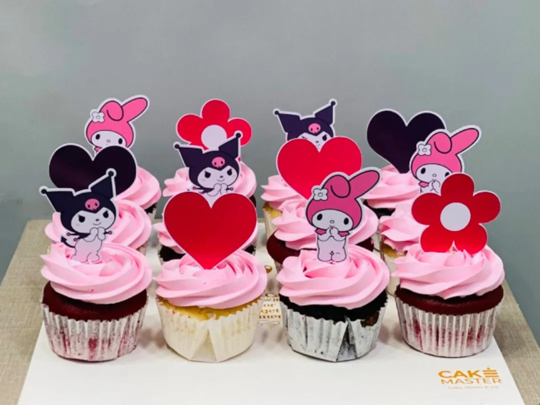 Kuromi Cupcakes