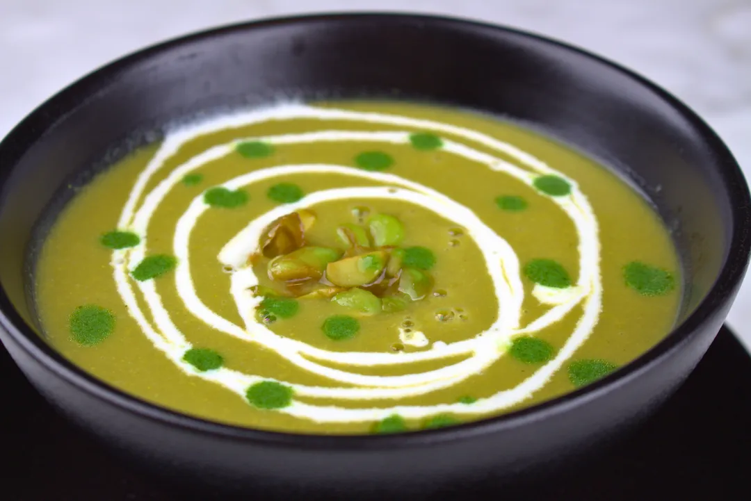 Edamame Coriander Soup