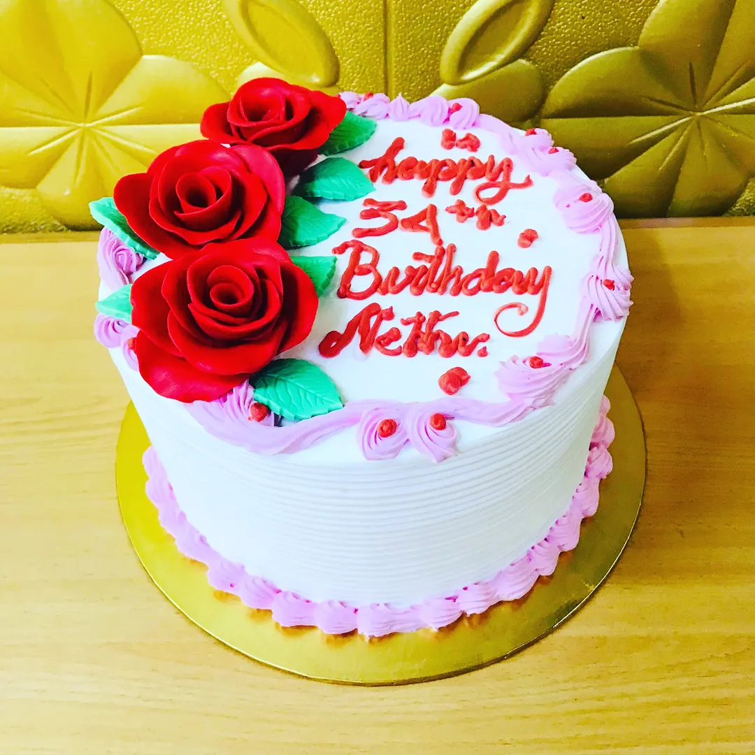 cake with flower#11