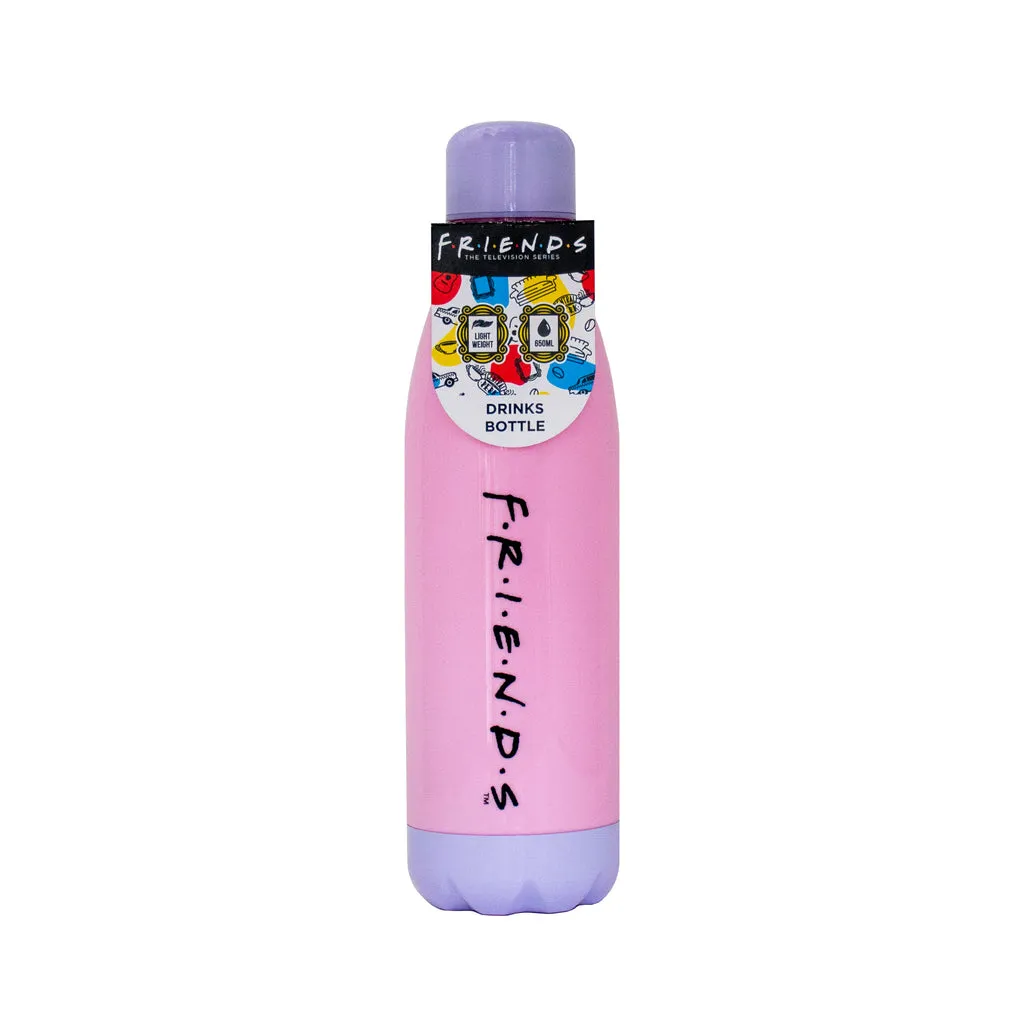 Friends Plastic Water Bottle - Pink