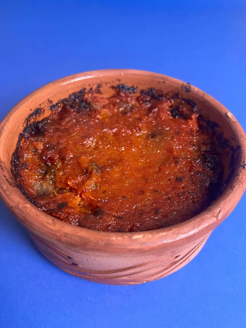 طاجن مسقعة باللحمة