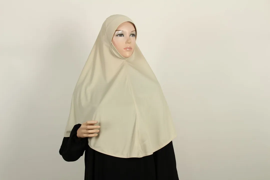 حجاب نايلون بالمقوى بدون خيط