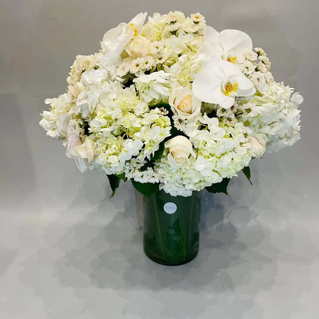White vase