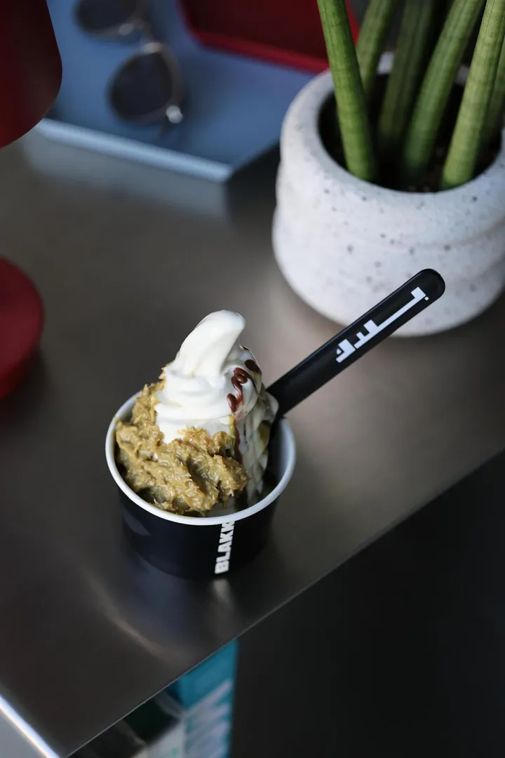 Pistachio Kunafa Soft Serve