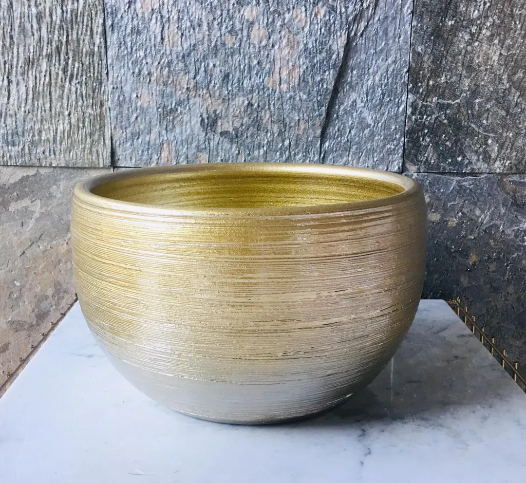 Dutch pot high rel kolom sh gold-1