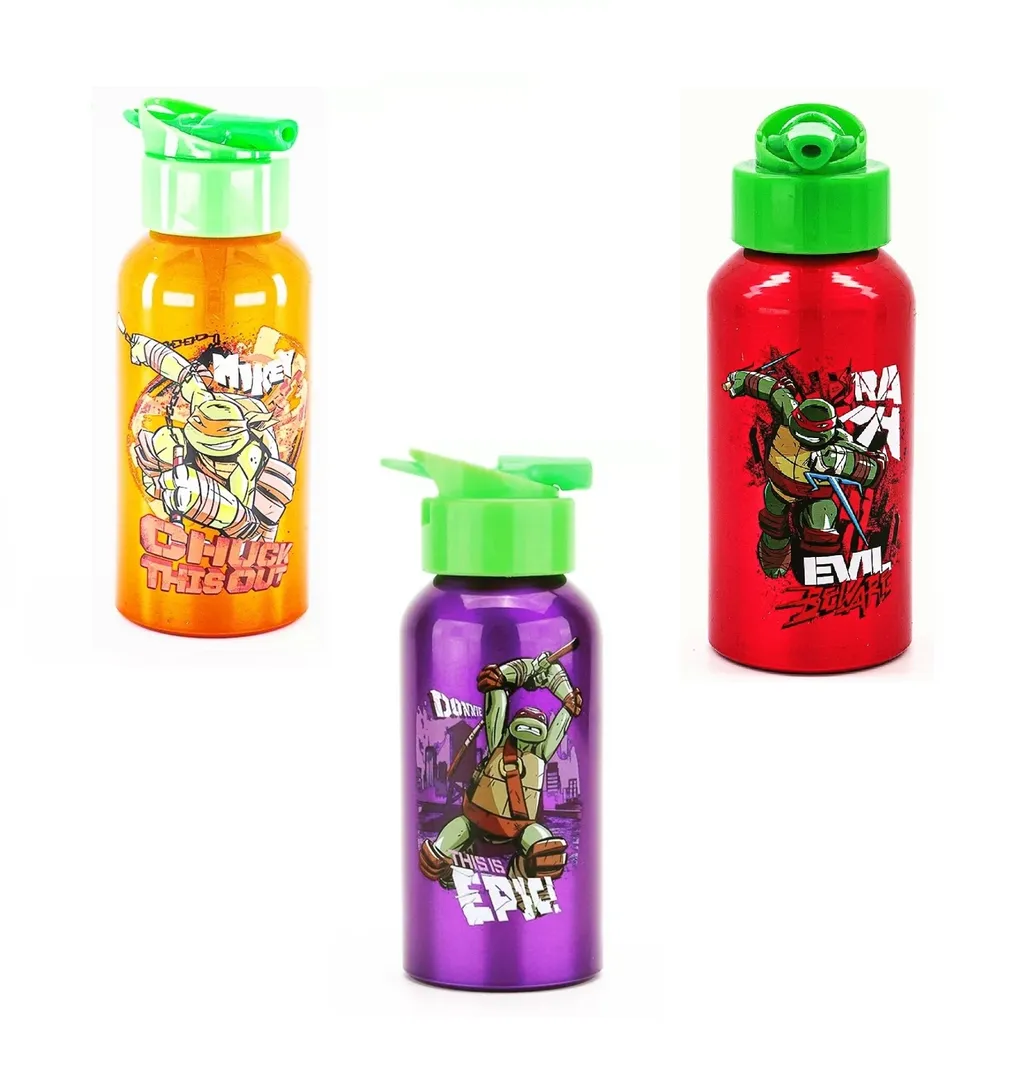 Ninja Turtle Metal Water Bottles