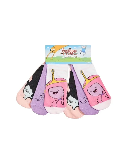 Adventure Time 3 Pairs Printed Socks