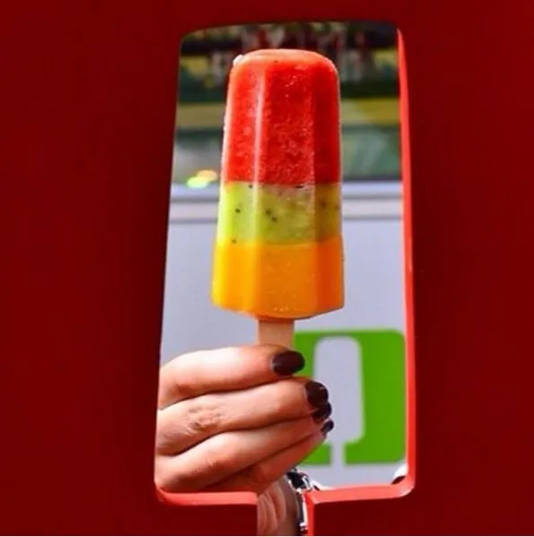 Regular Icecream : Mango and Strawberry and Kiwi