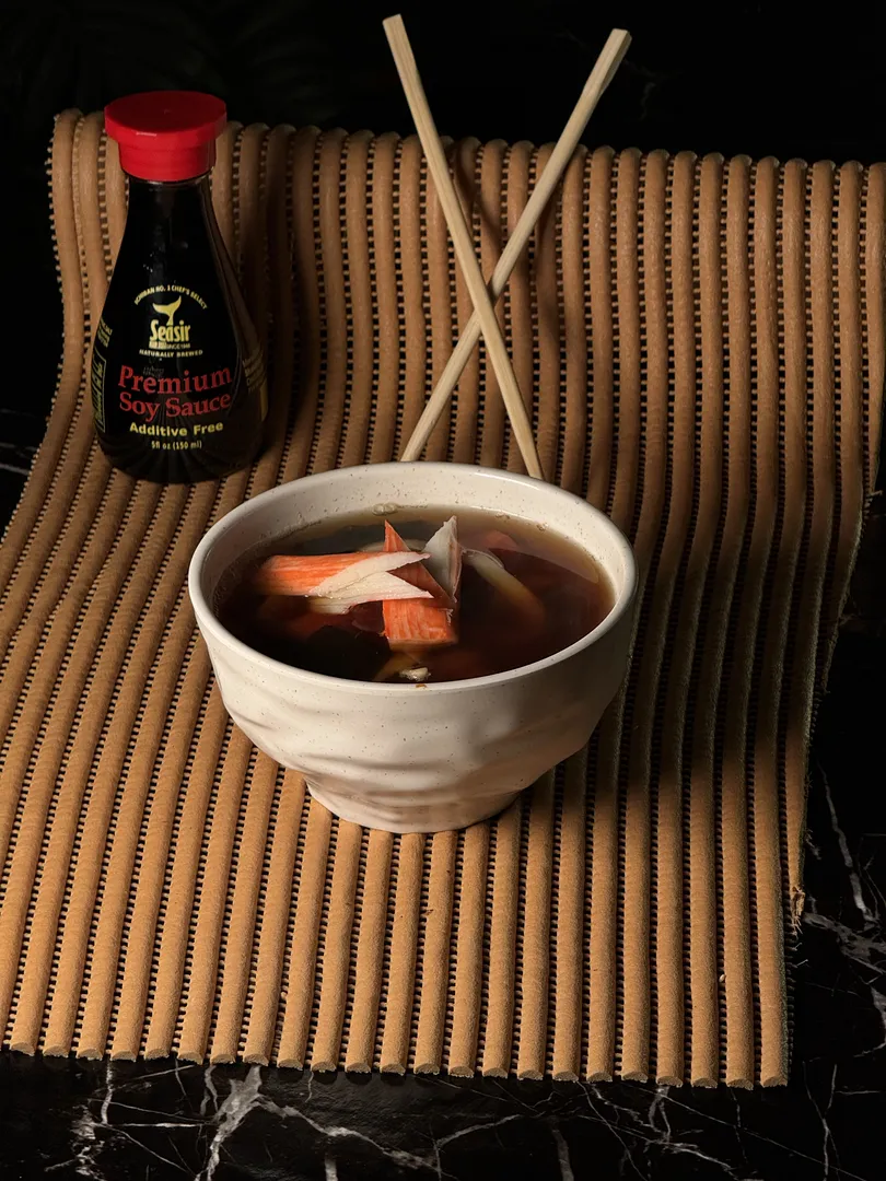 clear seafood soup