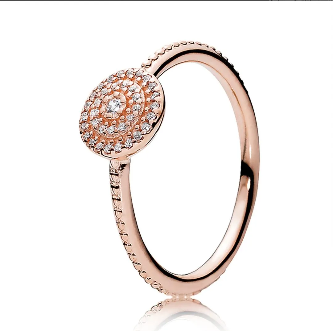 الخاتم الانيق المتوهج من Pandora Rose