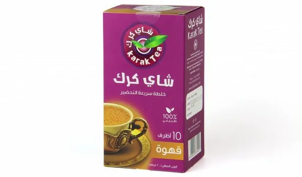 شاى كرك بالقهوة 20 جرام * 10 اظرف