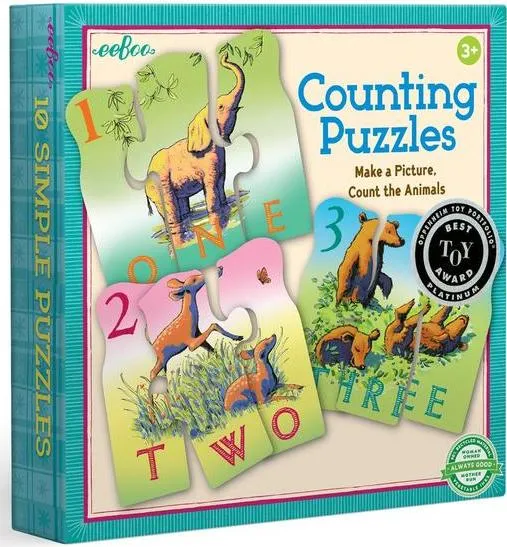 Animal Counting 10 Simple Puzzle