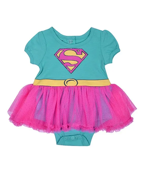 Supergirl Skirted Bodysuit