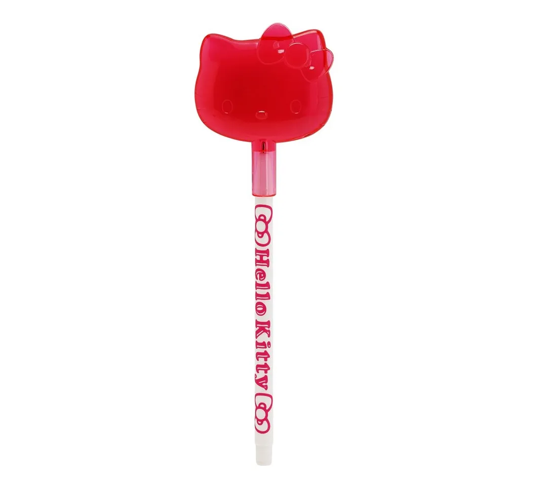Hello Kitty Ballpoint Pen Big Face Cap