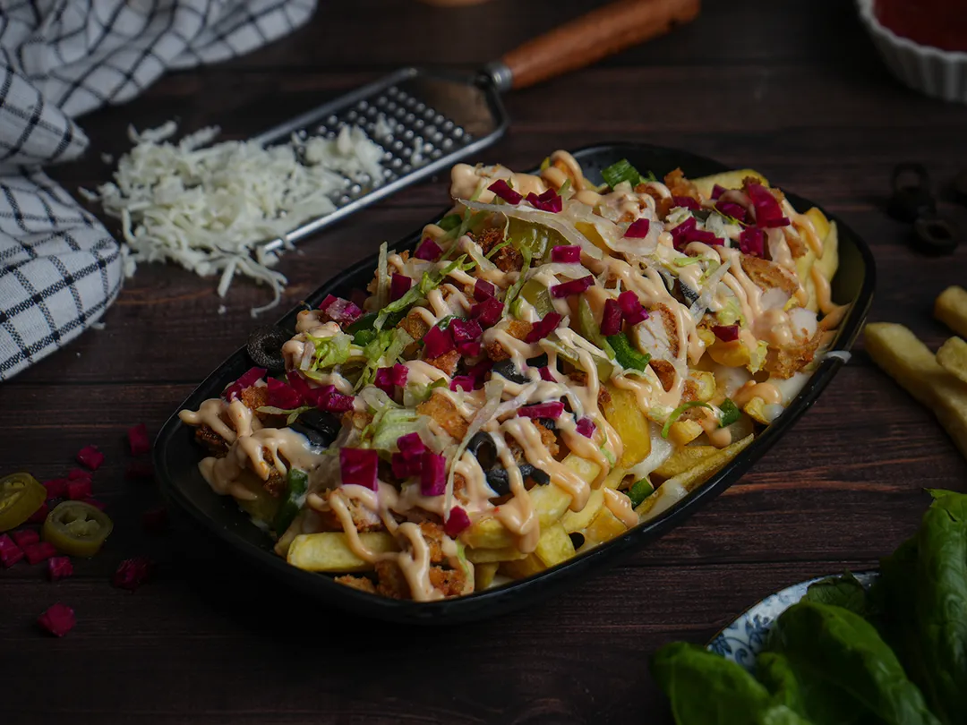 بطاطس محملة (لوديد فرايز)