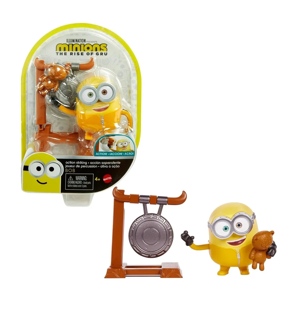 Minions Bob Button Activated Action Figure - The Rise Of Gru