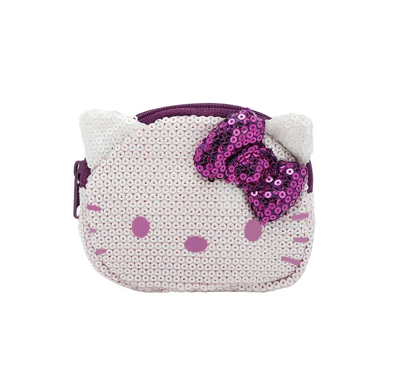 Hello Kitty Denim D-Cut Coin Purse