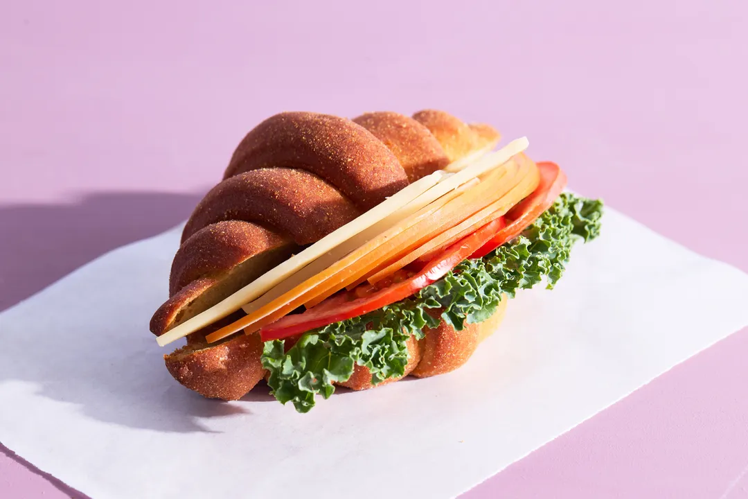 Protein turkey croissant