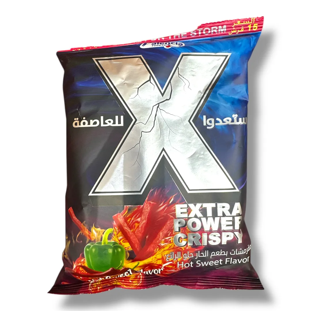 شبس اكسترا بطعم الحار حلو