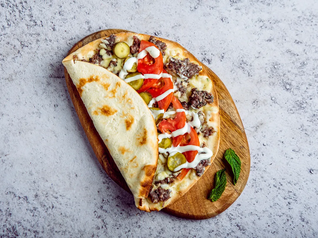 Kofta & Cheese Manouche