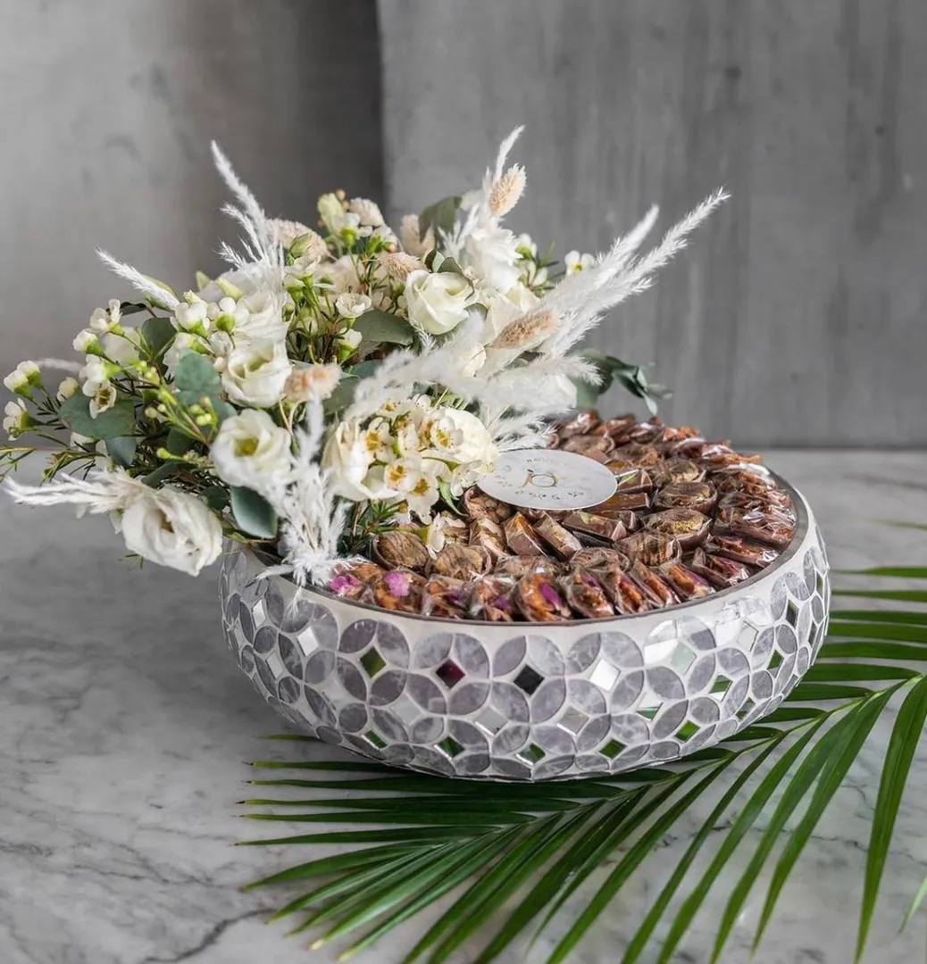Chinese ceramic hand crafted mirror