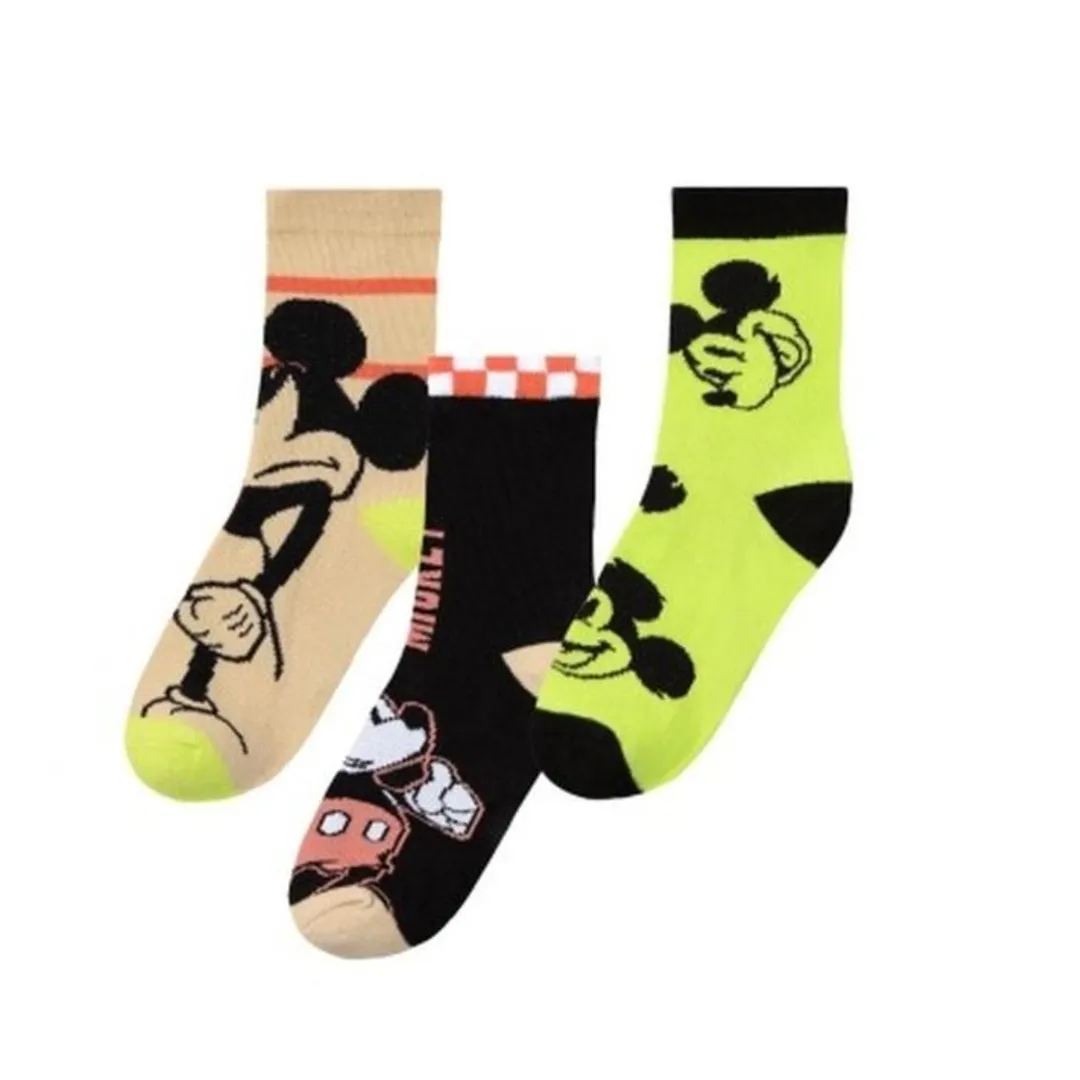 Mickey Mouse 3 Pairs Soft Kids Socks