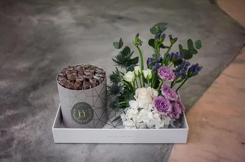 M1 - PURPLE WHITE TRAY SET