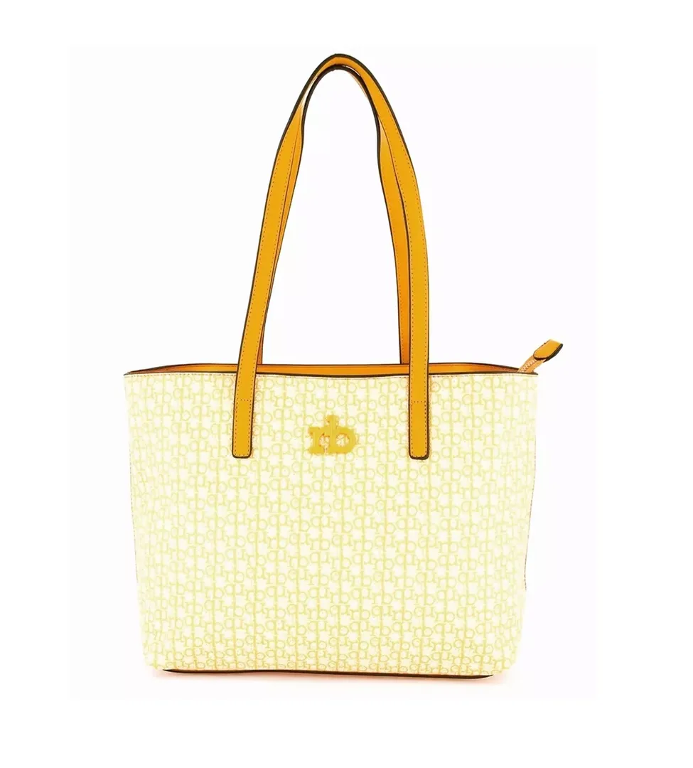 Roccobarocco - Rubino Tote Bag With Zipper - Orange