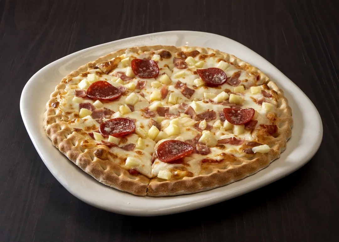 PEPPERONI & HAWAIIAN.