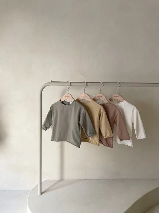Cotton Basic Top- Khaki