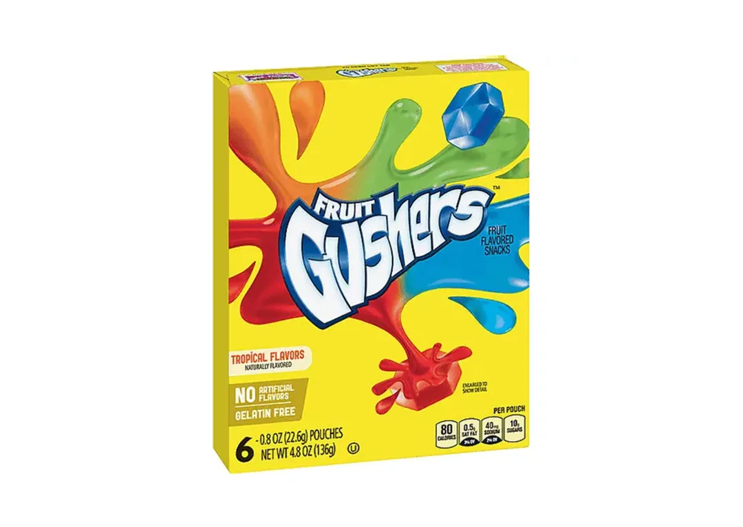 Fruit Gushers Tropical Fruit Mix 6 Pieces x 22g
