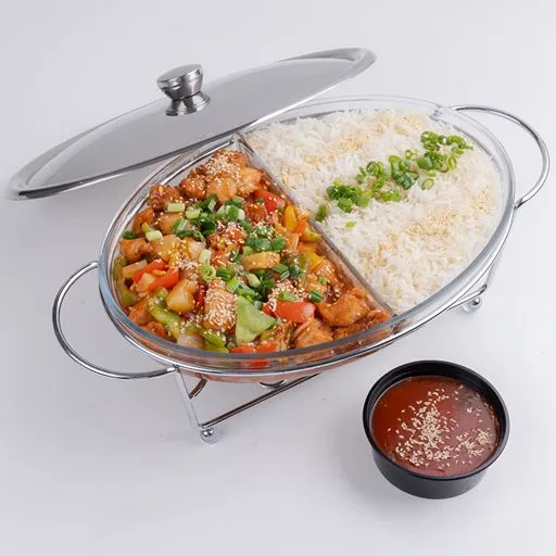Sweet and sour chicken Pyrex