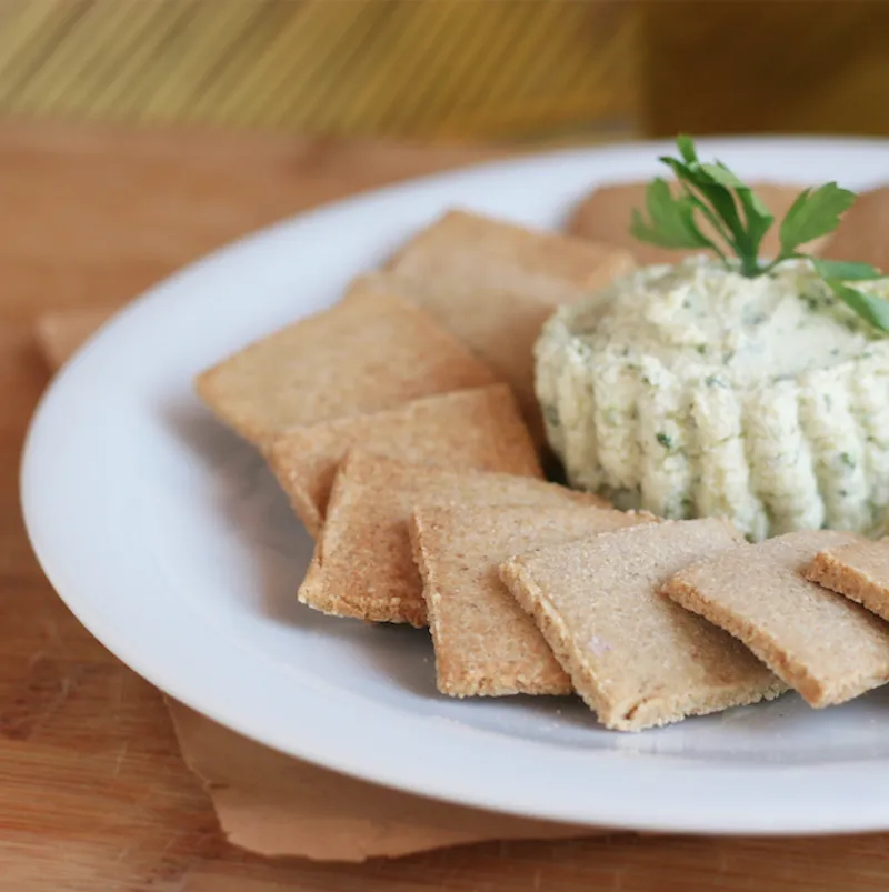 Almond Rice Crackers