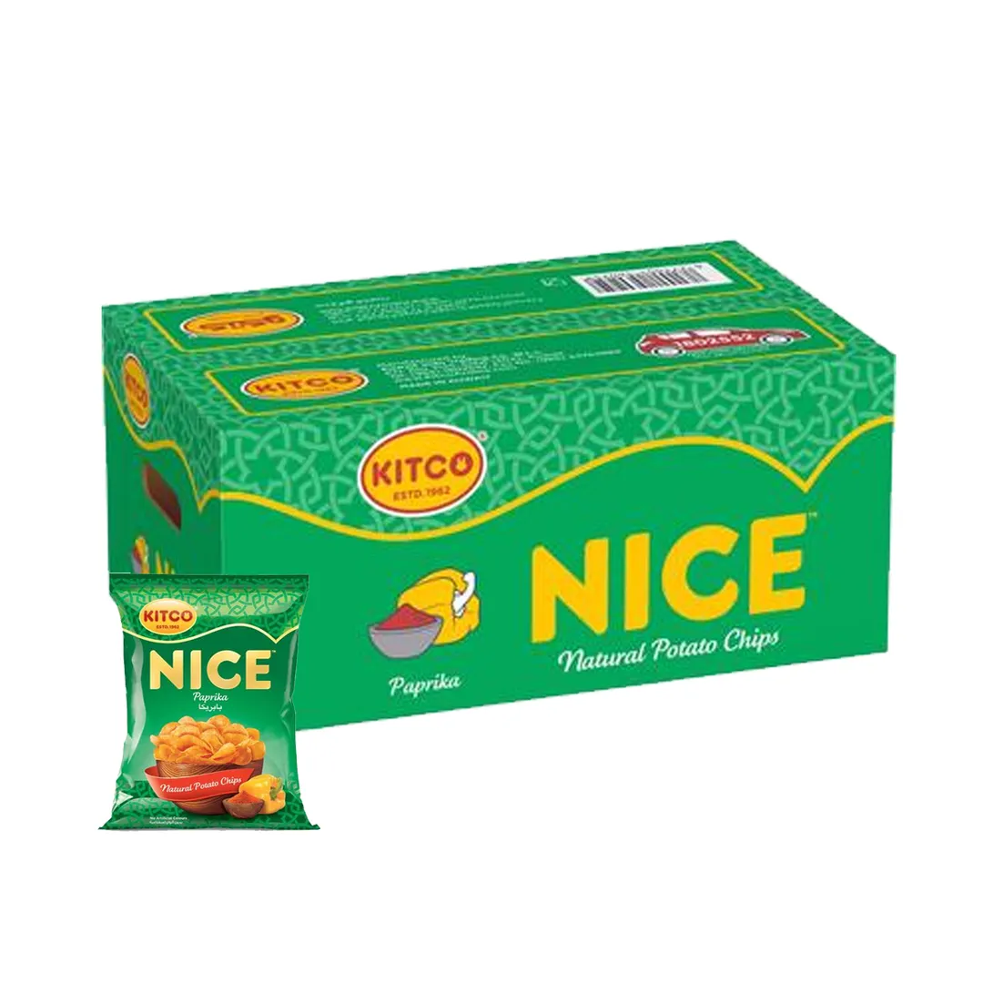 Kitco Nice Paprika Chips 42 Pieces x 26g