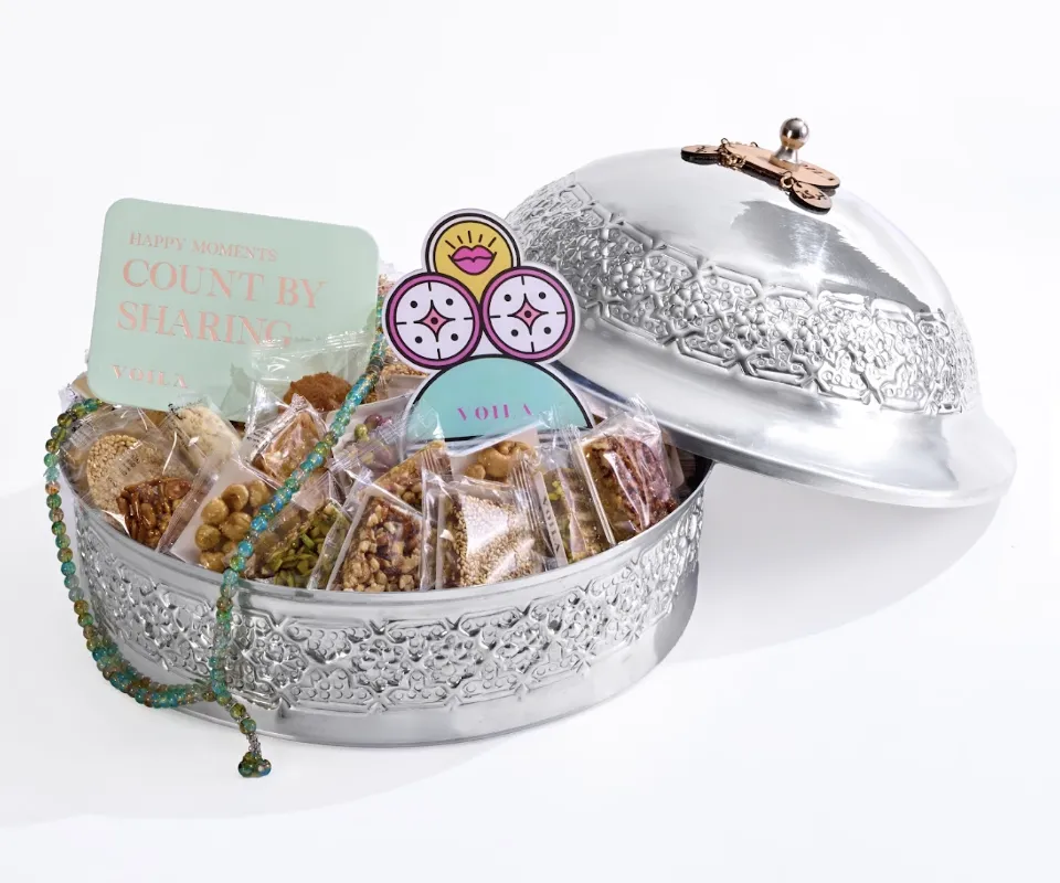 Silver Cloche Gift Set